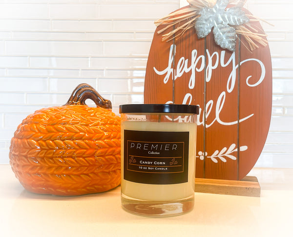 Candy Corn 10 oz Soy Candle